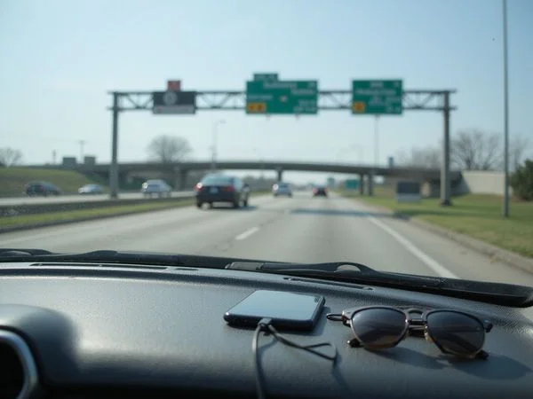 Toll gantry over a Houston-area tollway